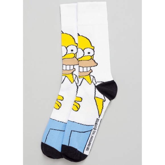 Accessories - Homer The Simpsons Crew Socks